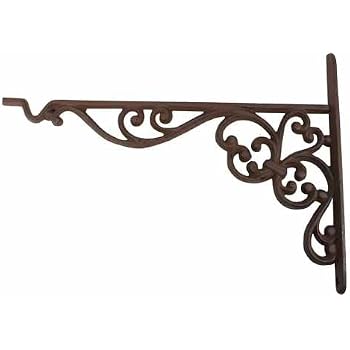 iron plant decorative bracket cast hanger heavy hook wrought duty hooks hangers outdoor