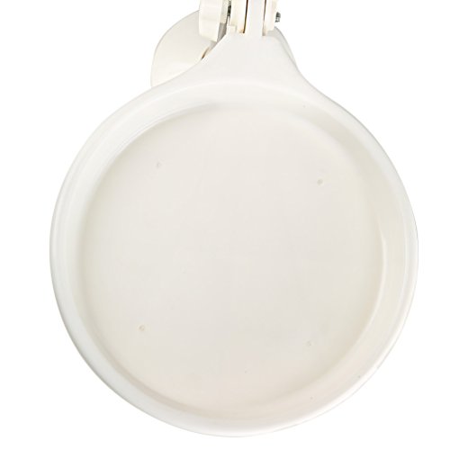 Baoyouni Tension Pole Plant Stands Tray Accessories with Screw and Chuck, Ivory