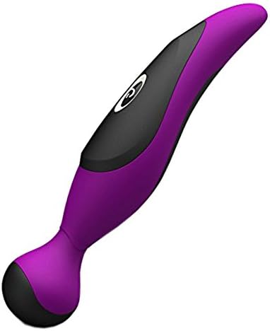 ROWAWA Magic Wand Massager Rechargeable and Waterproof 7 Speed Body Massager Purple