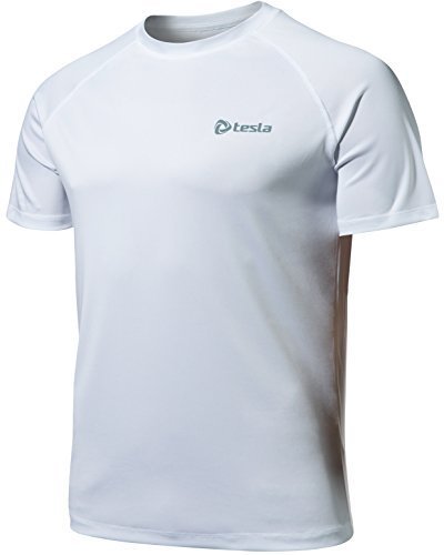 TSLA TM-MTS03-WWZ_X-Large Men's HyperDri Short Sleeve T-Shirt Athletic Cool Running Top MTS03