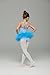 MdnMd Tutu Skirt For For Toddler With 5-Layer (Blue, One Size Fit All)