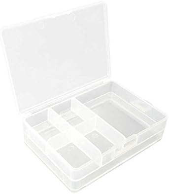 10 Pieces Clear Beads Tackle Box 032 Fishing Lure Nail Art Small Parts Plastic transparent Case Storage Organizer Containers kisten boxen boite