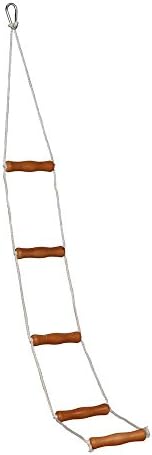 Behrend Bed Rope Ladder Ladder Easy Wooden Single Section/Scaffolding/Rolls, 130 cm
