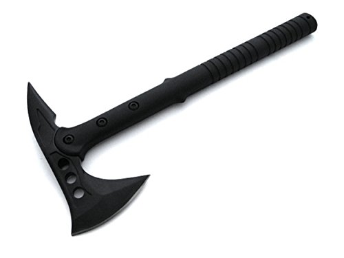 OS4YOU 40cm Black Tactical Tomahawk Typ M-48 - Jagd - Camping - Angel - Outdoor - Survival - Busch - Axt - Beil - Messer