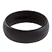 Honor Eternity Ring Men Silicone Ring Premium Grade Wedding-Bands for Active Men, Athletes, Comfortable Fit & Skin Safe (Jet Black, 10.5)