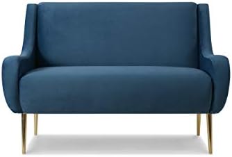 Sandy Wilson Home Corina Settee, Satin Teal