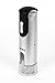 Metrokane Houdini Electric Corkscrew, Silver