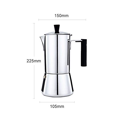 DYB Espressokocher Portable Moka Pot Induktion Home Kochfeld Moka Kaffeemaschine Kaffee Pot Büro Make Kaffeegerät… – Bild 8