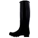 POLAR Womens Original Tall Gloss Winter Waterproof Wellie Rain Wellington Boot - Black - US 10