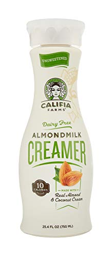 Califia Farms Unsweetened Almondmilk & Coconut Cream Coffee Creamer, 25.4 Oz | Dairy-Free, Whole30, Keto & Vegan - Image 7