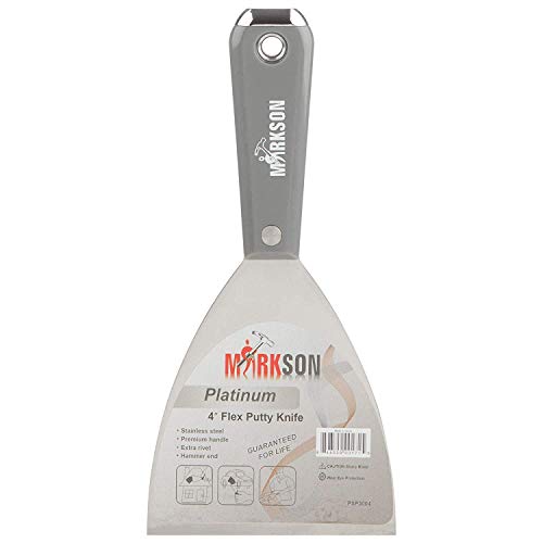 Markson Putty Knife Set Stainless Steel Made 4-piece 1.5",3",4", 5"