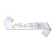 Anchor Bride To Be Satin Sash -Bachelorette Party Favors, Bridal Shower Decorative Sign Accessory - White