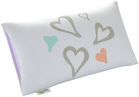 Greenbuds Abstract Affection Organic Cotton Toddler Pillow Cover by Greenbuds