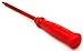Bastex Electricians Grade Insulated Screwdriver 8 Piece Set. Anti-Shock Red Handled (1,000Volt) Complete with Mains Tester(100v to 250V testing range)For Electrical Work Household Usage