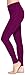 Women Yoga Pants Workout Running Leggings Plum Lthumb 2