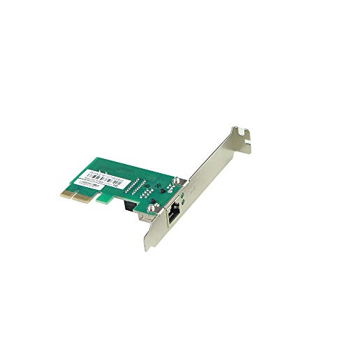 HiRO H50218 10/100/1000 Internal PCI Express PCIe PCI-E x1 Gigabit Ethernet Card RoHS Windows 10 8.1 8 7 Vista XP 32-bit 64-bit