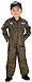 Rubie's Costume Co Kid Air Force Fighter Pilot Top Gun Halloween Costume M Boys Green Medium (5-7 years)