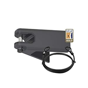 Hiplok Secure Storage ALKP1AB Hanger, All Black, One Size