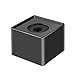 Neewer Portable Square Cube Shaped Interview Mic Microphone Flag Station Logo Max. 1.57 inches/4cm Hole, Black
