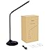 LED Desk Lamp 4.5W Reading Lights, Aglaia Touch Control Stepless Dimmable Table Lamps with Eye-Caring 7-Level Brightness, Rechargeable Lights with USB Charging Port and Foldable Gooseneck