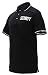 First Class Polycotton Security Polo Shirt (1XL, Black Collar W/White)