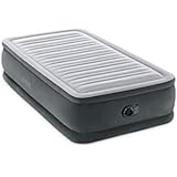 Intex Comfort Plush Elevated Dura-Beam Airbed with Internal Electric Pump, Bed Height 18