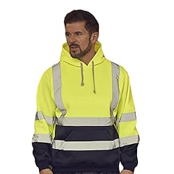 wefeyuv Safety Reflective ANSI Class 3 Hooded