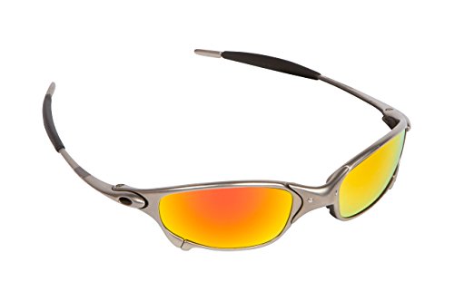 New SEEK OPTICS Replacement Lenses Oakley JULIET - Polarized Fire Red Mirror