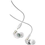 MEE audio M6 PRO 2nd generation Universal-Fit Noise-Isolating Musicians’ In-Ear Monitors with Detachable Cables (Clear)