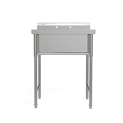 9TRADING 30" New Commercial Grade Stainless Steel Utility Sink Laundry Room Tub Slop Sink