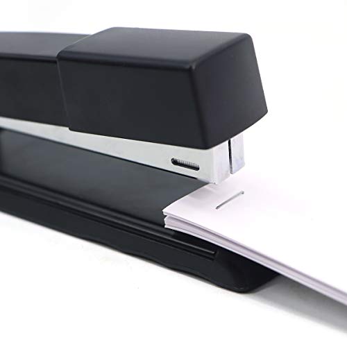 Craftinova Black Stapler for Home, Commercial Desktop Staplers, 20 Sheet Capacity,give Away 2000 Staples and a Nail Puller,3 Pack
