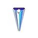 Swarovski # 6480/18mm/CrystalAB/48PC Beads, Crystal AB