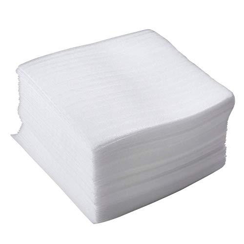 50 Cushion Foam Pouches 7-1/2" X 7-1/2", Protect Dishes, China, and Furniture, Packing Supplies, Packing Cushioning Supplies for Moving (50 Pack) (50 Count)
