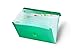 Lightahead LA-7557 Expanding File Folder with 12 Pockets Tabs, Handle and Insert Button in Green Color