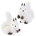RAZ Imports White Winter Woodland Squirrel Ornaments - Set of 2 Assorted