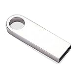 Ultra-thin Waterproof Mini 1GB USB Flash Drive in Fashion Metal Silver White by Xshop
