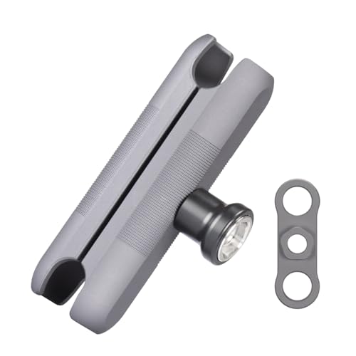 FANAUE Anti-Theft Double Socket Arm 25mm Compatible with RAM Mounts B Size Ball Head and Bike Motorcycle Phone Holder, Fits Industry All Standard 1