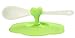 Z Zicome Set of 5 Silicone Cup Lids Mug Covers with Heart Shape Spoon Stirrer Holder for Cup Size within 4.1 inch/10.5cm