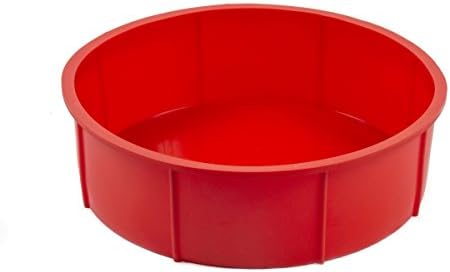 ZIGGY Round Silicone Cake Mould - 8 inches with 2.5 inch Depth One kg Mould