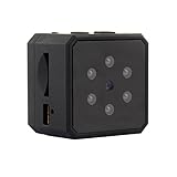 Spy Camera Mini Hidden Camera 1080P HD Nanny Cam with Night Vision and Motion Detective, Perfect Indoor Covert Security Camera for Home and Office