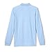 French Toast Boys' Long-Sleeve Pique Polo Shirt Light Blue, M (8),Big Boys