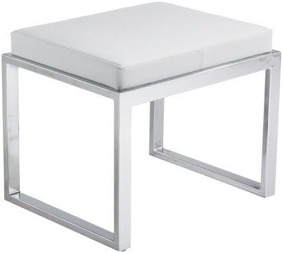 Sunpan Ikon Ottomans, White