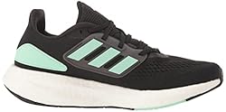 adidas Women's Pureboost 22 Sneaker, Black/Pulse