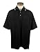 Tri-Mountain Men's Short Sleeve Trim Collar 3-Button Pocket Mesh Knit Golf Shirt