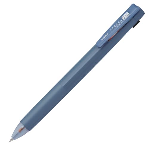 ゼブラ 多機能ペン ゲルインキ サラサクリップ2+S 0.5mm 限定 レトロシック ダスティブルー 黒・赤インク+シャープ SJ5-RS-DUBL