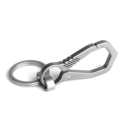 FEGVE Titanium Heavy Duty Key Chain With (Key Ring And Gift Box