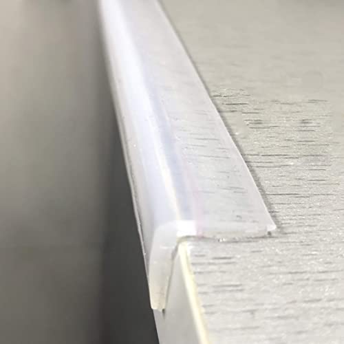 Photo 1 of Edge Protector 100% Silicone, Baby Proofing Clear Table Corners Guards, Pre-Taped Adhesive Soft for Kids Proof Safety, Wall Furniture Bumper