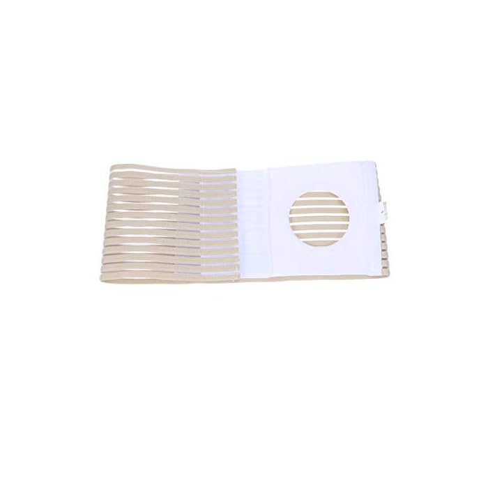HEALLILY Postoperation Medical Ostomy Belt Fixable Bellyband Elastic Breathable Bellyband for Man Male (S)