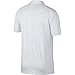 Nike Men's Dry Victory Solid Polo Golf Shirt, White/Cool Grey, Large