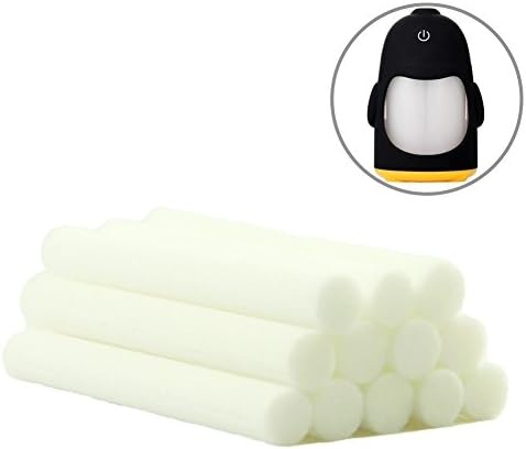 Penguin Humidifier Filter, ZELAF [SGS Cert.] 12 Pack Replacement Sponge Wick Filters for USB LED Color Night Lights Penguin Diffuser, Air Aromatherapy Diffuser Humidifier, Essential Oil and More